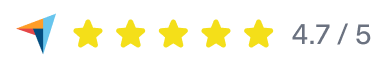 Capterra ratings 4.7/5