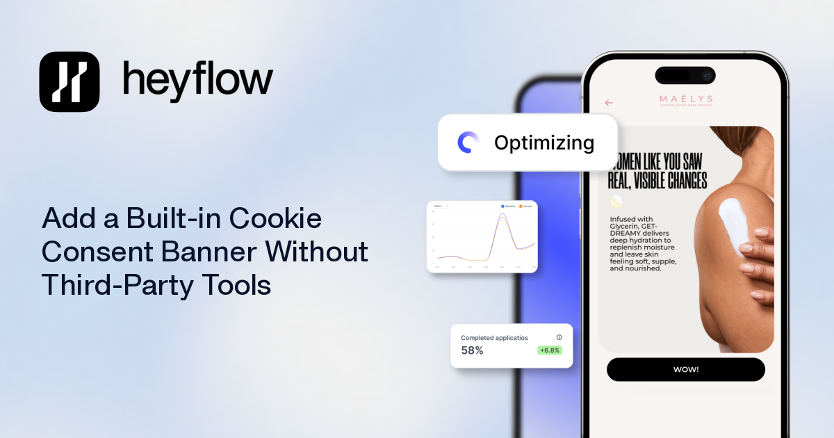 Add a Built-in Cookie Consent Banner Without Third-Party Tools | Heyflow