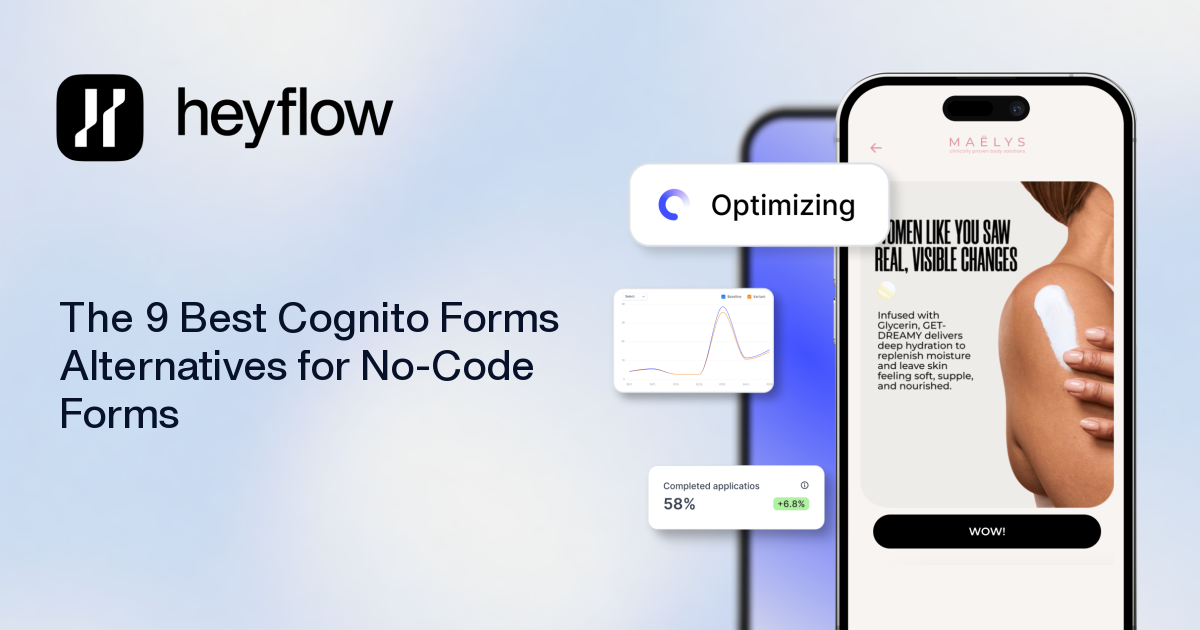 The 9 Best Cognito Forms Alternatives for No-Code Forms | Heyflow